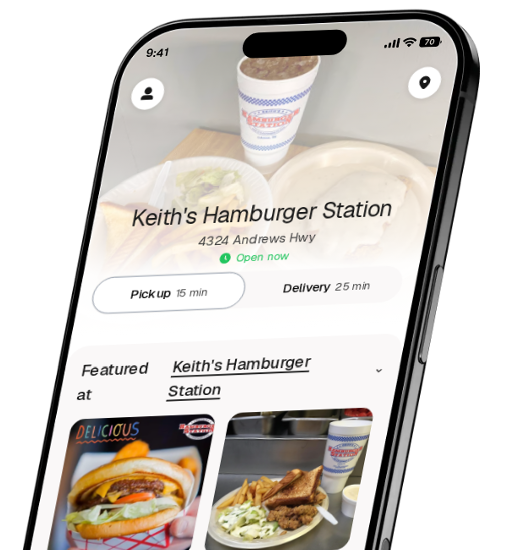 Keith's Hamburger Station app preview