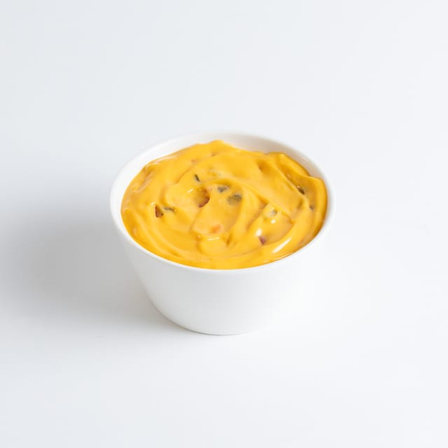 Large FF with Nacho Cheese.